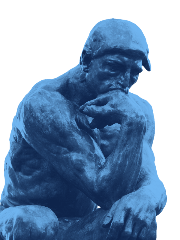 Person thinking illustration